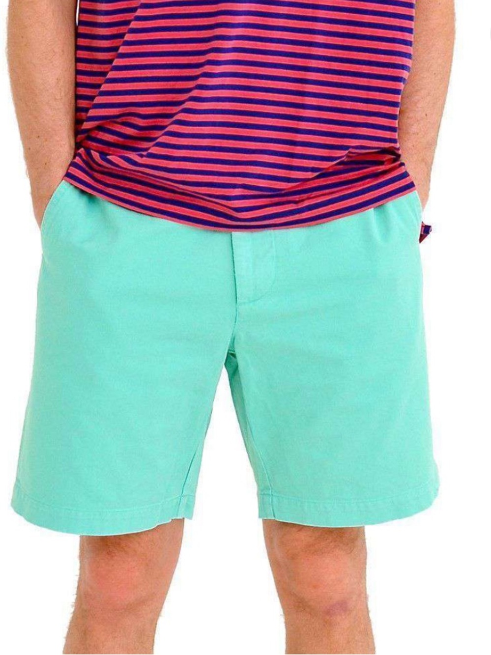 NWT Bald Head Blues Seafoam Green Cotton Shorts 9” Inseam